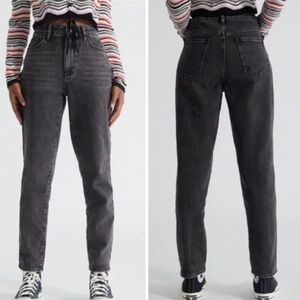 PacSun Ultra High Rise Slim Mom Jeans Faded Black